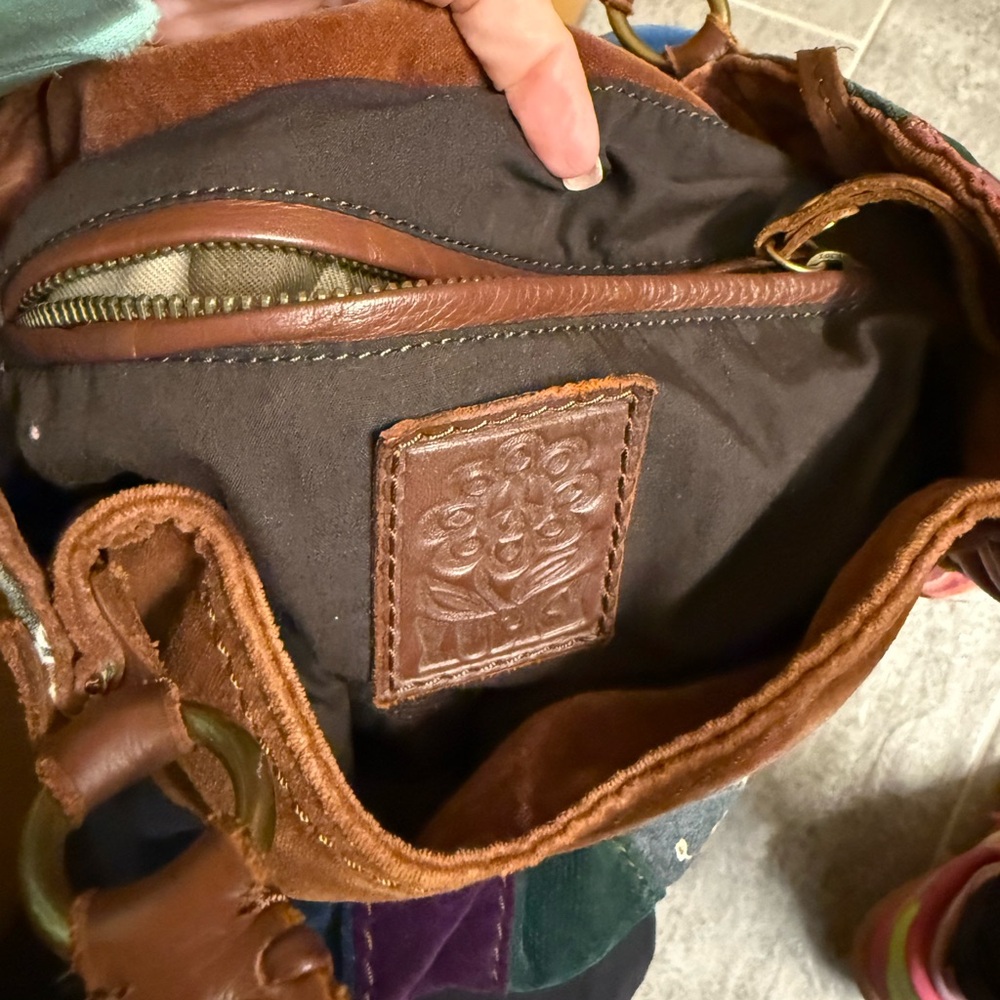 Lucky Brand Colorful Patchwork Hobo Bag - Picture 12 of 13